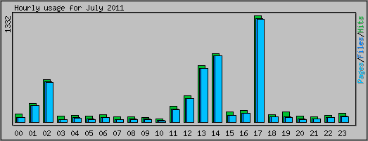 Hourly usage