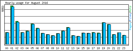 Hourly usage