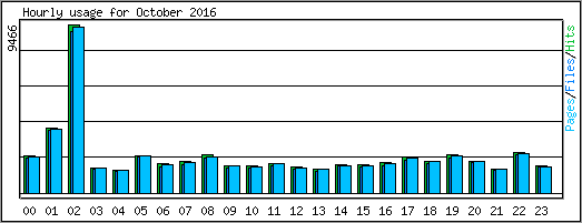 Hourly usage